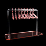 Acryl Kleiderbügel Stil Ohrring Aufbewahrungs- und Präsentationsständer Halter