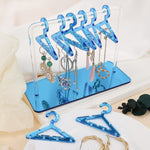Acryl Kleiderbügel Stil Ohrring Aufbewahrungs- und Präsentationsständer Halter