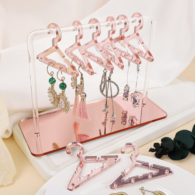 Acryl Kleiderbügel Stil Ohrring Aufbewahrungs- und Präsentationsständer Halter