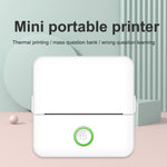 X6 200DPI Schüler Hausaufgaben Drucker Bluetooth tintenloser Taschen-Drucker, rosa Druckerpapier x1, weißes Druckerpapier x1, rosa Druckerpapier x5, weißes Druckerpapier x5, rosa Aufkleber x5, weiße Aufkleber x5, rosa 5 Druckerpapier+5 Aufkleber