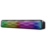RGB bunter Beleuchtungseffekt Desktop langer USB kabelloser Bluetooth-Lautsprecher, Q6