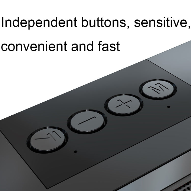 RGB bunter Beleuchtungseffekt Desktop langer USB kabelloser Bluetooth-Lautsprecher, Q6