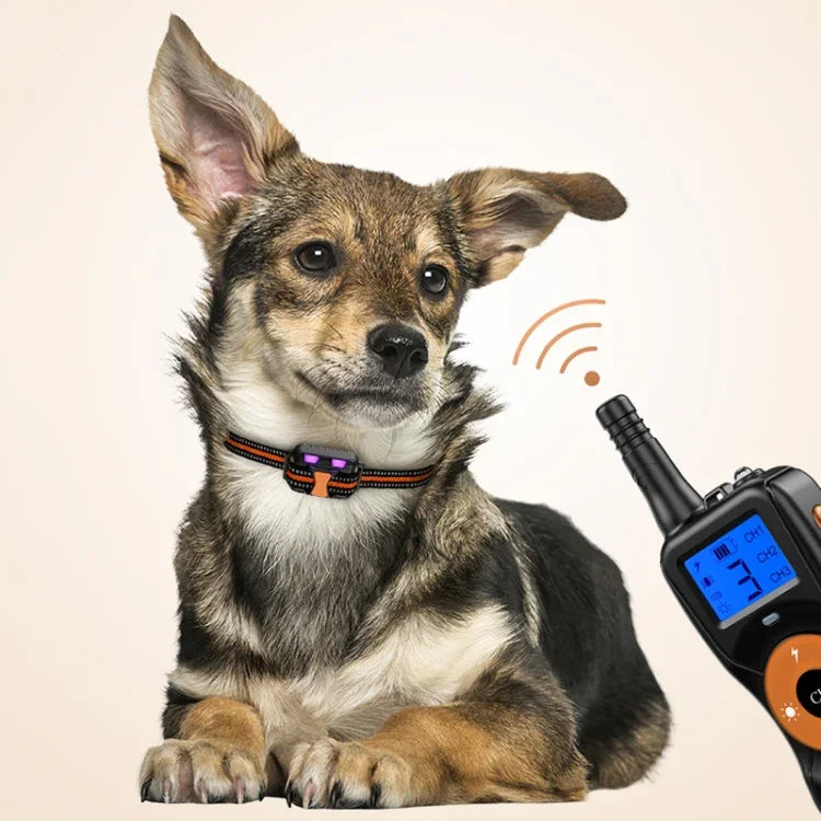 Intelligentes elektronisches Fernbedienungs-Hundetrainingsgerät, wasserdicht, Bellstopper für Haustiere, für einen oder zwei Hunde