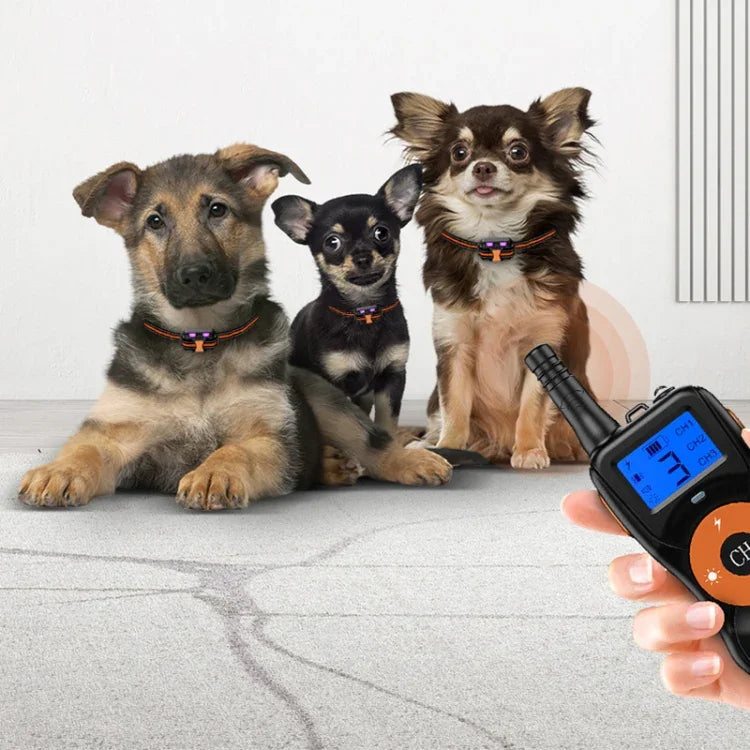 Intelligentes elektronisches Fernbedienungs-Hundetrainingsgerät, wasserdicht, Bellstopper für Haustiere, für einen oder zwei Hunde