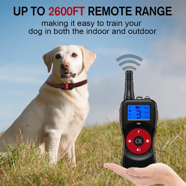 Intelligentes elektronisches Fernbedienungs-Hundetrainingsgerät, wasserdicht, Bellstopper für Haustiere, für einen oder zwei Hunde