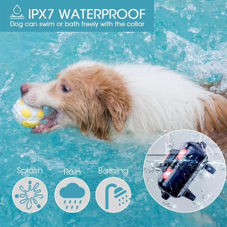 Intelligentes elektronisches Fernbedienungs-Hundetrainingsgerät, wasserdicht, Bellstopper für Haustiere, für einen oder zwei Hunde