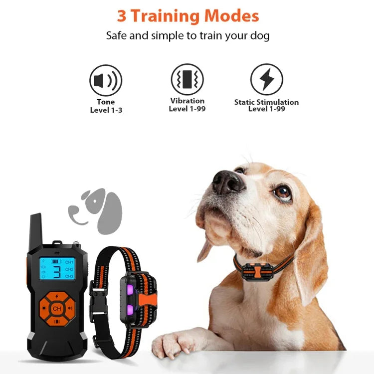 Elektronisches ferngesteuertes Hundeerziehungsgerät, Haustier-Trainingshalsband mit Stromimpuls, für einen Hund, Empfänger