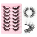 7 Paar/Box Künstliche Wimpern, natürlich voluminös, 3D-Nerz-Look, verlängern die Wimpern, M390