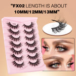 7 Paar/Box Künstliche Wimpern, natürlich voluminös, 3D-Nerz-Look, verlängern die Wimpern, M390