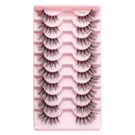10 Paar/Box Halbwimpern mit transparenten Stielen, Natura Extension Lashes, Y1001, Y1002, Y1003, Y1004, Y1005, Y1006, Y1007, Y1008, Y1009, Y1011