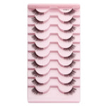 10 Paar/Box Halbwimpern mit transparenten Stielen, Natura Extension Lashes, Y1001, Y1002, Y1003, Y1004, Y1005, Y1006, Y1007, Y1008, Y1009, Y1011