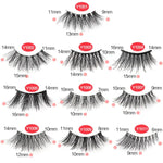 10 Paar/Box Halbwimpern mit transparenten Stielen, Natura Extension Lashes, Y1001, Y1002, Y1003, Y1004, Y1005, Y1006, Y1007, Y1008, Y1009, Y1011
