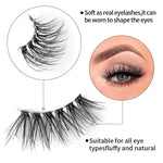 10 Paar/Box Halbwimpern mit transparenten Stielen, Natura Extension Lashes, Y1001, Y1002, Y1003, Y1004, Y1005, Y1006, Y1007, Y1008, Y1009, Y1011