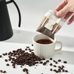 Ohrmontierter Kaffeefilter Tragbarer Tropfkaffeefilter Papier Kaffeepulverfilterbeutel, 50 Stk./Packung