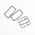 For Volkswagen Sagitar 2019-2023 3pcs /Set Left-hand Drive Reading Light Button Sticker