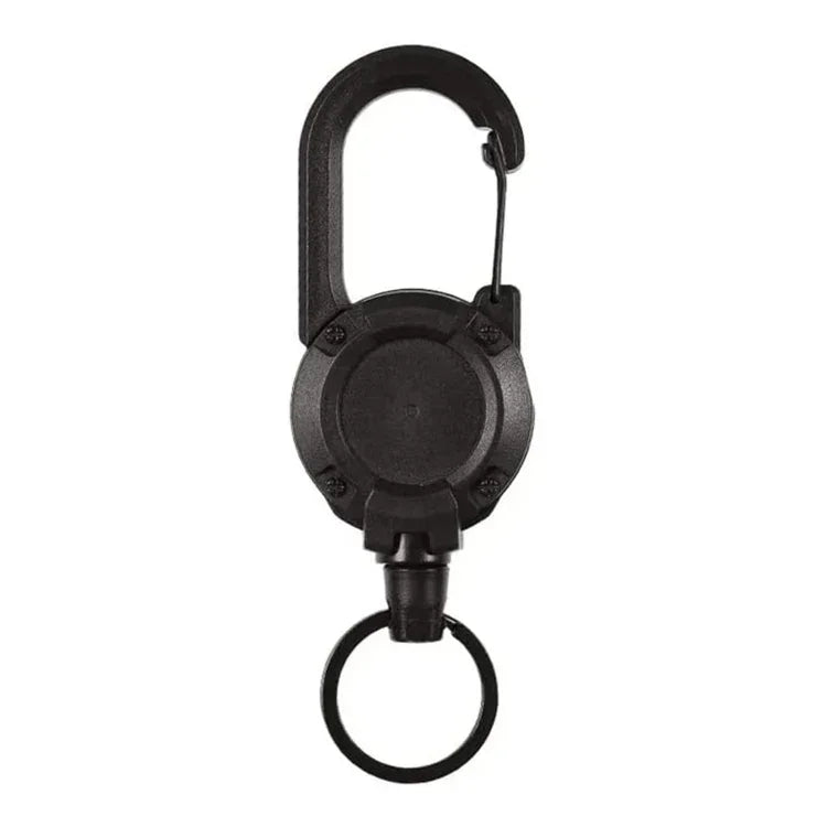 Flexible Kletterrucksack-Schnalle, einziehbarer Schlüsselanhänger mit Ausweisrolle, Sport-Schlüsselanhänger, flexibel