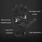 SOMAN Motorradfahr Handschuhe Anti-Sturz Atmungsaktiv Rutschfest Carbonfaser, M, L, XL, XXL
