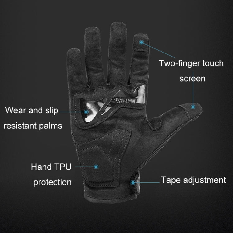 SOMAN Motorradfahr Handschuhe Anti-Sturz Atmungsaktiv Rutschfest Carbonfaser, M, L, XL, XXL