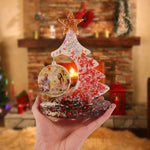 Kristall-Epoxidharz-Weihnachtsbaum-Silikonform, ohne Perlenkette, mit 10 goldenen Perlenketten, mit 10 silbernen Perlenketten, mit 10 bunten Perlenketten