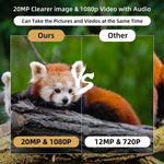 20 MP 1080P Wildkamera mit Nachtsicht für die Wildbeobachtung, MiNi301