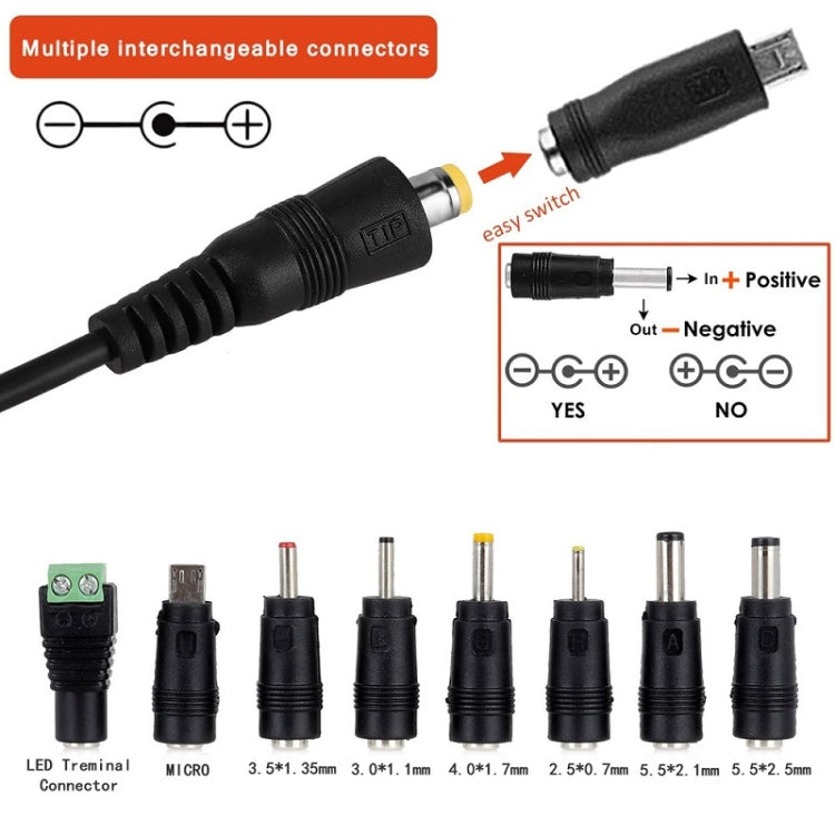 65W 6-20V Einstellbares 3A DC Netzteil Ladegerät, US-Stecker, EU-Stecker, UK-Stecker Klein, AU-Stecker, UK-Stecker Groß