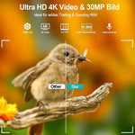 36MP 4K 4G Wildkamera mit APP-Fernbedienung zur jederzeitigen Anzeige von Fotos/Videos, HC-900Pro