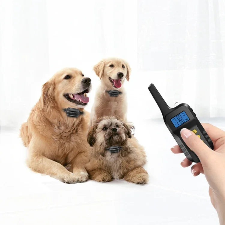 Automatisches Antibellhalsband für Hunde, elektronisches Hundetrainingshalsband, für einen, zwei oder drei Hunde