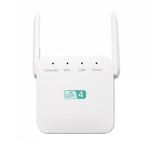 2,4G 300M Wi-Fi-Verstärker Langstrecken-WiFi-Repeater Drahtloser Signalverstärker, US-Stecker Weiß, EU-Stecker Weiß, UK-Stecker Weiß, US-Stecker Schwarz, EU-Stecker Schwarz, UK-Stecker Schwarz