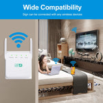 2,4G 300M Wi-Fi-Verstärker Langstrecken-WiFi-Repeater Drahtloser Signalverstärker, US-Stecker Weiß, EU-Stecker Weiß, UK-Stecker Weiß, US-Stecker Schwarz, EU-Stecker Schwarz, UK-Stecker Schwarz