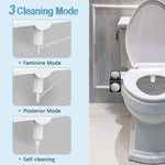 Bidet-Toilettenaufsatz mit warmem und kaltem Doppeldüsen-Waschmodus für die persönliche Hygiene, 7/8 für Nordamerika, 1/2 für Asien/Australien/UK, 3/8 für Europa