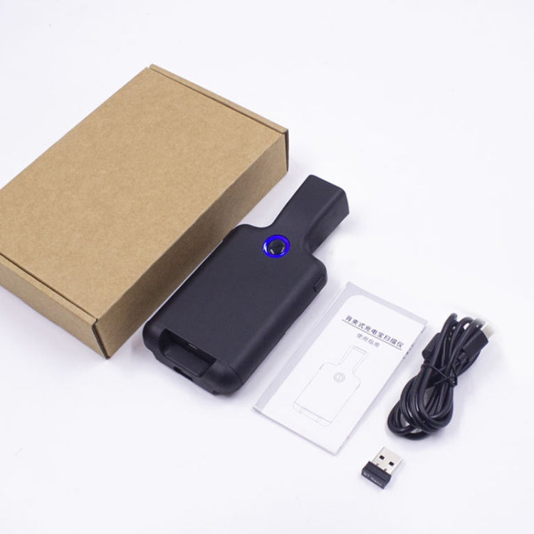 HC101D 2D Bluetooth Barcode-Scanner kabelloser Rückclip Telefon Barcode-Leser, 2D Mitte, 2D Seite