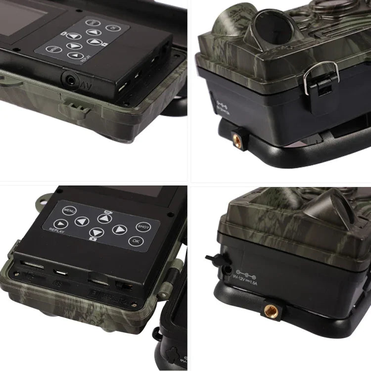 HC-801Pro 4K 4G Outdoor Jagdkamera App-Fernbedienung zur jederzeitigen Anzeige von Fotos und Videos auf dem Mobiltelefon, EU-Stecker, US-Stecker, AU-Stecker