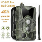 HC-801Pro 4K 4G Outdoor Jagdkamera App-Fernbedienung zur jederzeitigen Anzeige von Fotos und Videos auf dem Mobiltelefon, EU-Stecker, US-Stecker, AU-Stecker