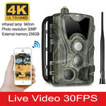 HC-801Pro 4K 4G Outdoor Jagdkamera App-Fernbedienung zur jederzeitigen Anzeige von Fotos und Videos auf dem Mobiltelefon, EU-Stecker, US-Stecker, AU-Stecker