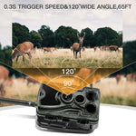 HC-801Pro 4K 4G Outdoor Jagdkamera App-Fernbedienung zur jederzeitigen Anzeige von Fotos und Videos auf dem Mobiltelefon, EU-Stecker, US-Stecker, AU-Stecker