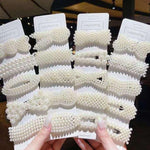 5-teiliges Set Perlenhaarspangen, große Haarspangen, Haarnadeln, Haarspangen für Damen und Mädchen