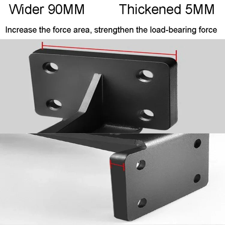 5 mm T-Typ Schwerlastkonsole Verdeckter tragender Laminat-Haltewinkel, 6 Zoll, 8 Zoll, 10 Zoll, 12 Zoll, 14 Zoll, 16 Zoll, 18 Zoll, 20 Zoll