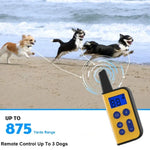 800 m Fernbedienung Hundetrainer Antibellhalsband mit Elektroschock und Vibration