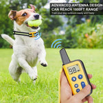 800 m Fernbedienung Hundetrainer Antibellhalsband mit Elektroschock und Vibration