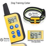 800 m Fernbedienung Hundetrainer Antibellhalsband mit Elektroschock und Vibration