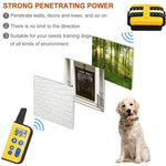 800 m Fernbedienung Hundetrainer Antibellhalsband mit Elektroschock und Vibration