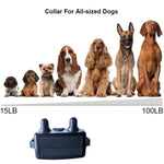 800 m Fernbedienung Hundetrainer Antibellhalsband mit Elektroschock und Vibration
