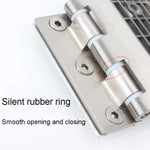 Glastürband Möbelgehäuse Türbeschläge, Weltraum-Aluminium, Rostfreier Edelstahl
