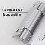 Glastürband Möbelgehäuse Türbeschläge, Weltraum-Aluminium, Rostfreier Edelstahl