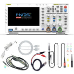 FNIRSI 2-in-1 Dual-Kanal 100M Bandbreite Digitaloszilloskop 1GS Abtast-Signalgenerator, EU-Stecker, 1014D, 1014D + P4100 Sonde
