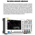 FNIRSI 2-in-1 Dual-Kanal 100M Bandbreite Digitaloszilloskop 1GS Abtast-Signalgenerator, EU-Stecker, 1014D, 1014D + P4100 Sonde