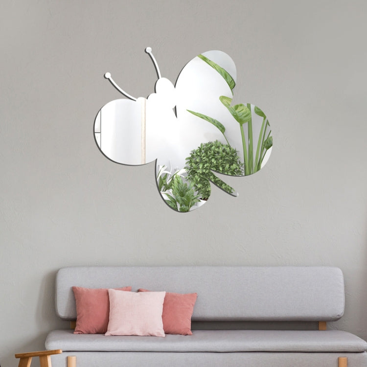 Acryl Schmetterling Stereo Wandaufkleber Schlafzimmer Wohnzimmer Hintergrund Wanddekoration Weicher Spiegel, Schmetterling