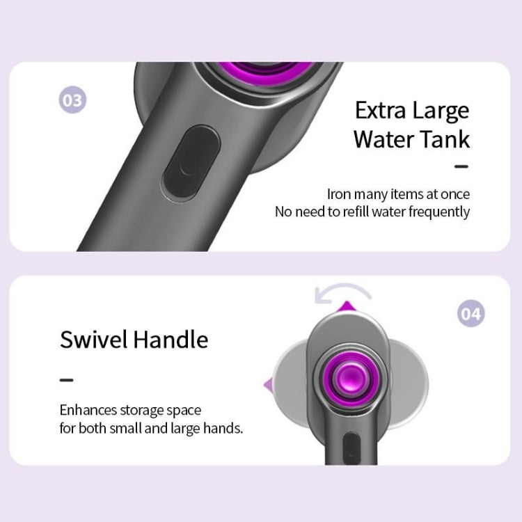 30W Mini-Dampfer Drehbares Klappbügeleisen Isolierung Anti-Verbrühung Kleidungsstück, EU-Stecker, US-Stecker