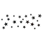 20 Stk./Set Acryl-Sterne, Spiegel, Stereo-Wandtattoo, Heimdekoration, weicher Spiegel, Sterne