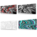 Große, abstrakte Mausunterlage für Gamer, Büro und Computer, 300 x 600 x 2 mm, 300 x 700 x 2 mm, 300 x 800 x 2 mm, 400 x 900 x 2 mm